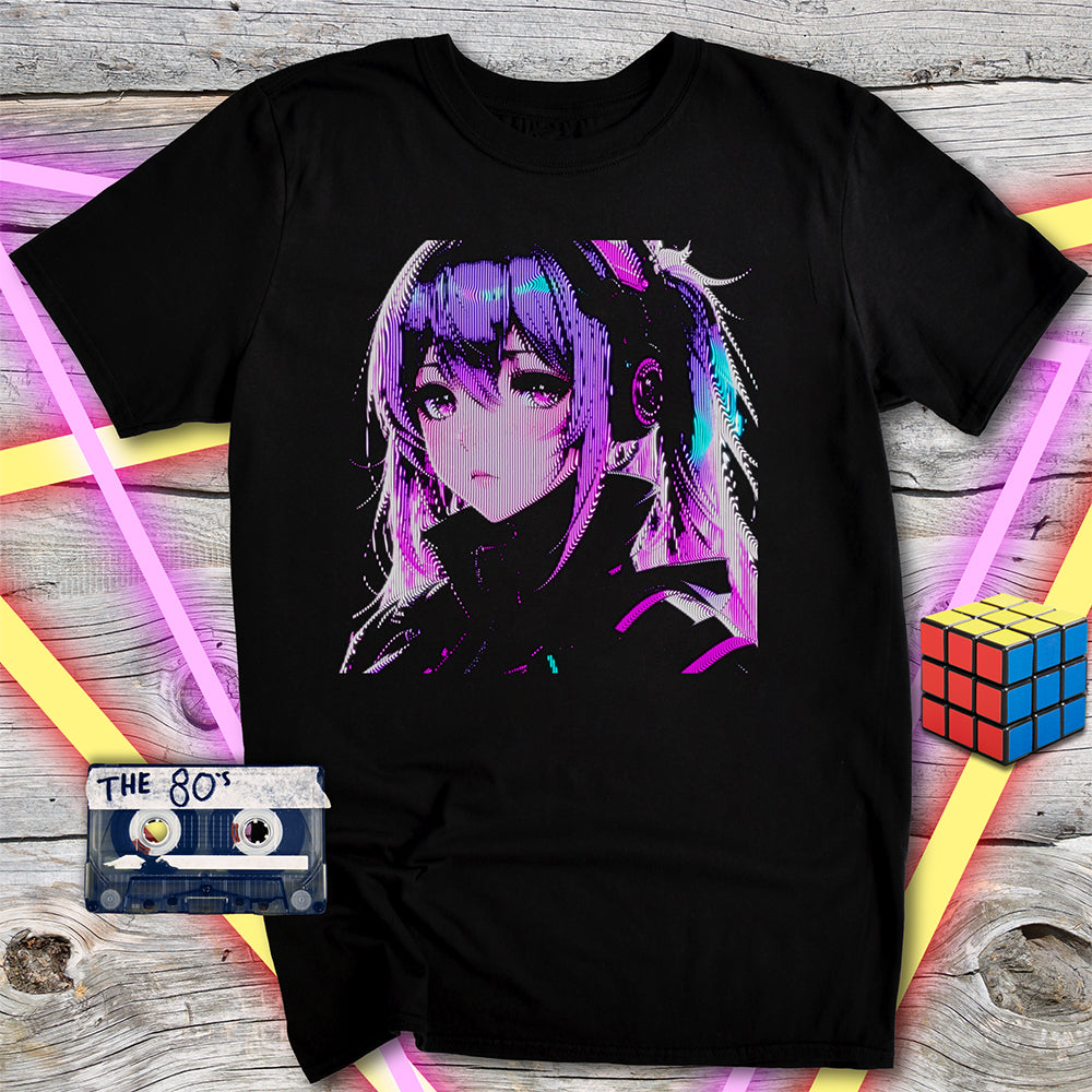 90's Vibrant Anime Art Unisex Softstyle T-Shirt – Perfect for Anime Fans