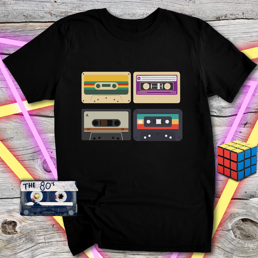 Vintage Cassette Tape T-Shirt, Unisex Softstyle Tee, Retro Music Shirt, Gift for Music Lovers, Casual Tees, Perfect for Concerts