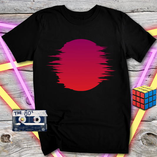 Sunset Wave Unisex Softstyle T-Shirt, Casual Fashion Tee, Graphic Shirt for Everyday, Gift for Nature Lovers, Summer Wardrobe Essential