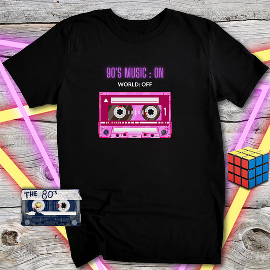 90's Music On Unisex Softstyle T-Shirt