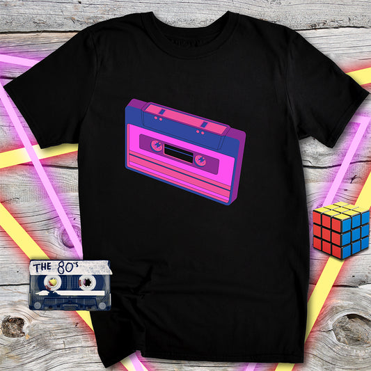 Retro Cassette Tape Unisex Softstyle T-Shirt, Vintage Music Tee, 80s Style Gift, Festival Wear, Casual Streetwear