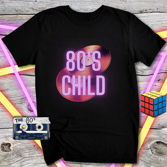 80's Child Unisex Softstyle T-Shirt - Retro Vintage Tee for Nostalgic Music Lovers