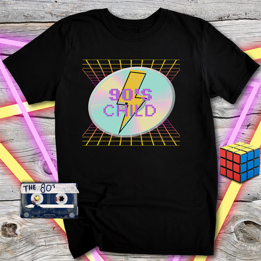 90s Child Unisex Softstyle T-Shirt - Retro Graphic Tee for Nostalgic Vibes